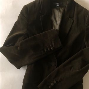 H&M Green Corduroy Blazer